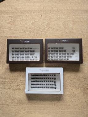 Method Individual Lash Clusters - Black & Brown